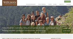 Desktop Screenshot of camp.woolman.org